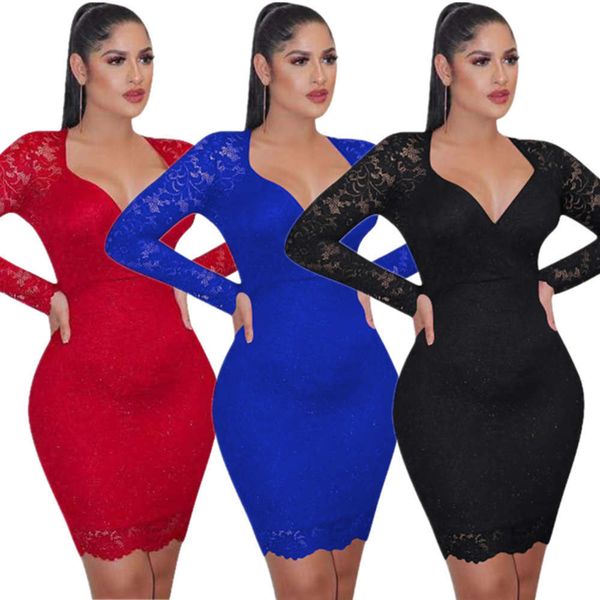 

deep v lace pattern semi h8906 perspective drs for women, Black;gray