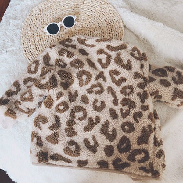 

2020 fall/winter lamb cashmere leopard print fur coat for boy and girl, Blue;gray