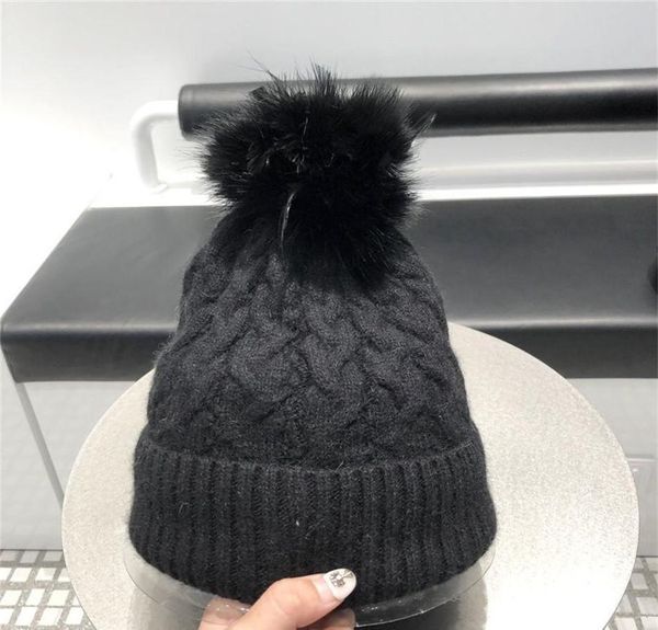 

new winter womens hat casual solid fur pompom hat female cap warm cotton women beanies winter hat 3zbvb, Blue;gray