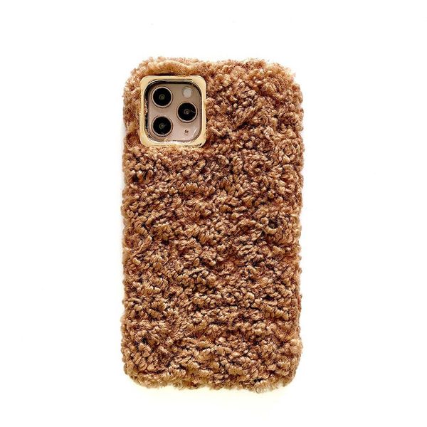 

теплый пушистый телефон для iphone 6 7 8 plus x xr xs max 11 pro тедди вьющиеся волосатые для iphone 11 wmtjpt dh_nicshop