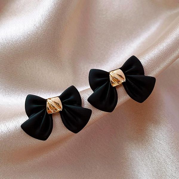 

симпатичные серьги-гвоздики bowknot для женщин топ дизайнер творчество люкс ювелирные изделия высокое качество s925 игла свадьба горячий про, Golden;silver