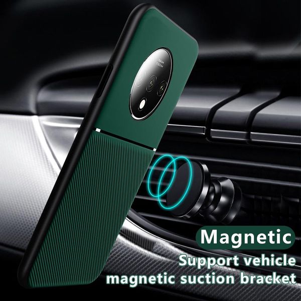 

роскошные силиконовые автомобиля магнитный держатель телефона чехол для oneplus 7т 7tpro 7 7pro 6 ультратонкий защитная крышка 7 6 t коке wm