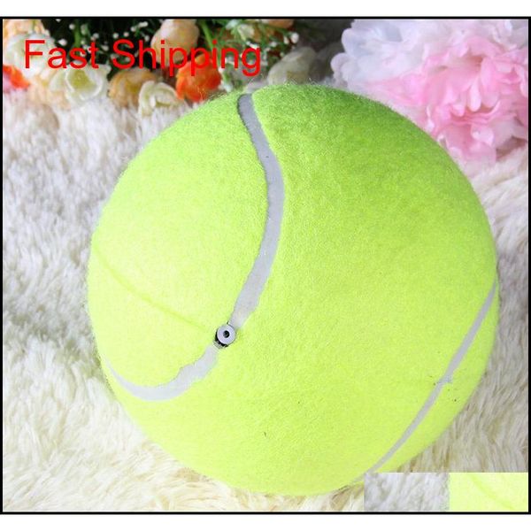 

24cm big inflatable tennis ball giant big giant pet dog puppy tennis ball thrower chucker launcher play toy outdoor spo qylgsu pingtoy