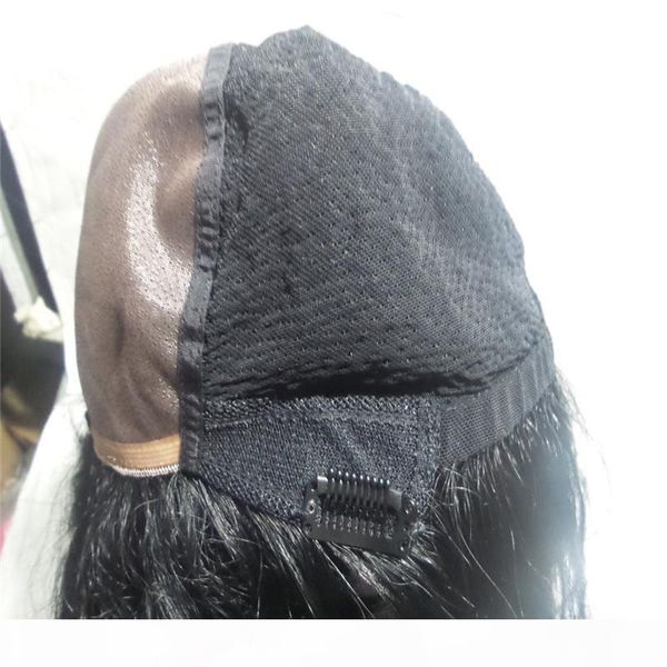 

full lace human hair wigs brazilian human hair 100% wig 5.5 * 5.5 senior silk is full of my shoelaces smooth straight wig color # 2 cosplay, Black;brown