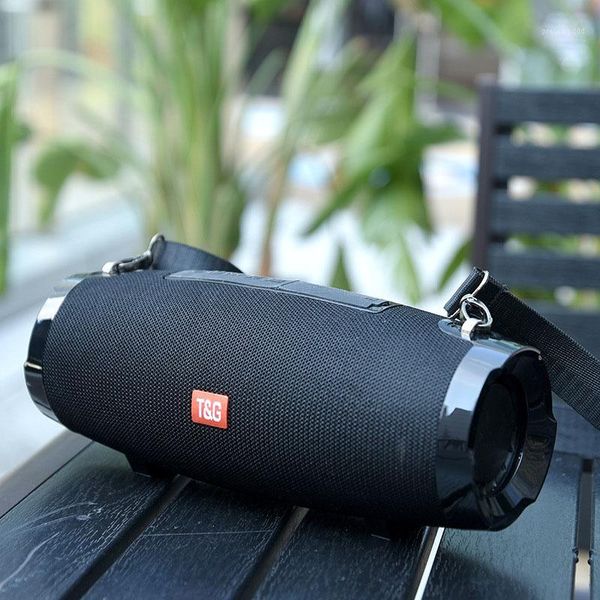 

tg504 wireless bluetooth speaker portable column outdoor waterproof speaker 20w with fm stereo music surround bass subwoofer box1