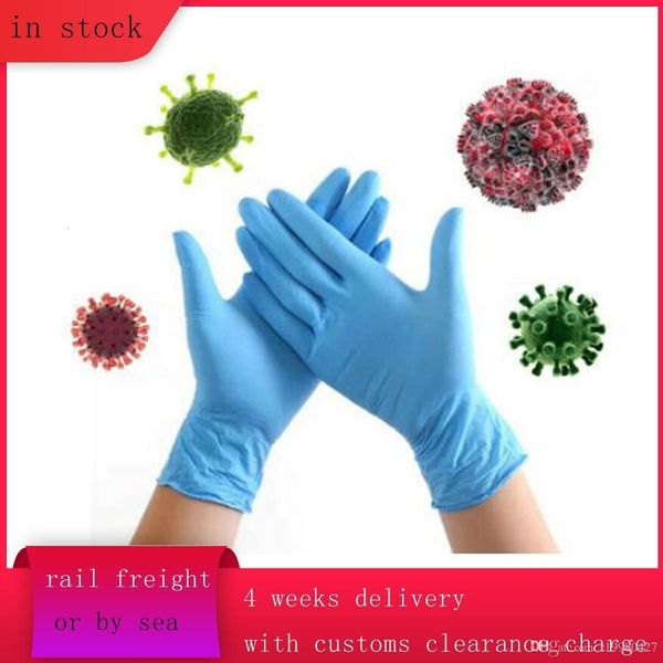 

tax disposable new latex food universal household garden gloves home cleaning rubber by railway