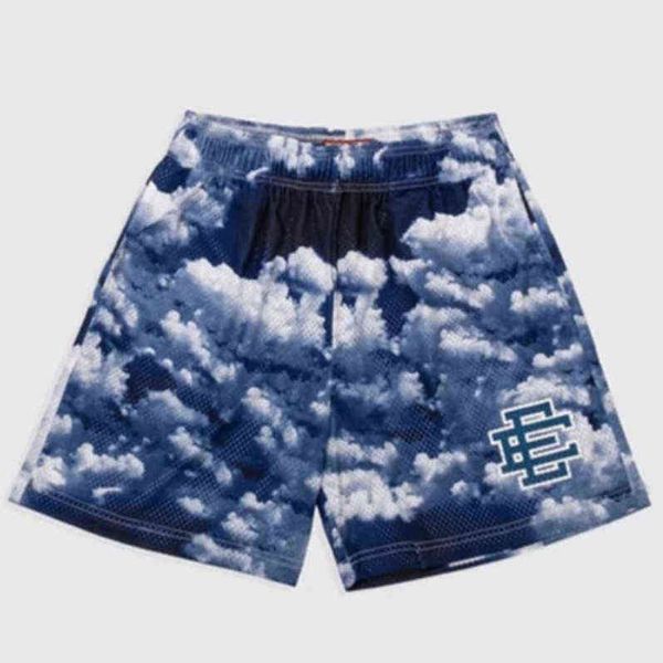 

eric emanuel ee basic short newyork city skyline men's shorts fashion fitness exercise breathable mesh casualjogging beach football spo, White;black