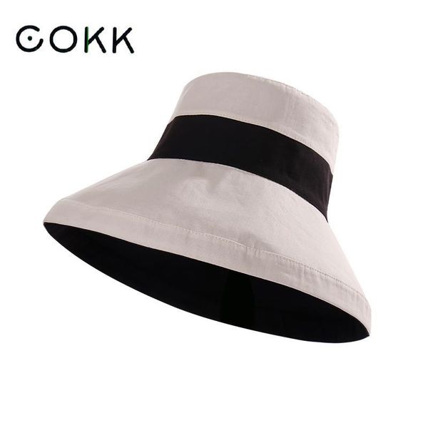

cokk bucket hat женщины шляпы двухсторонний большой брайм рыбац шляпа дамы повседневная уф защитить ведро шляпы женщины пляж путешествия скл, Blue;gray