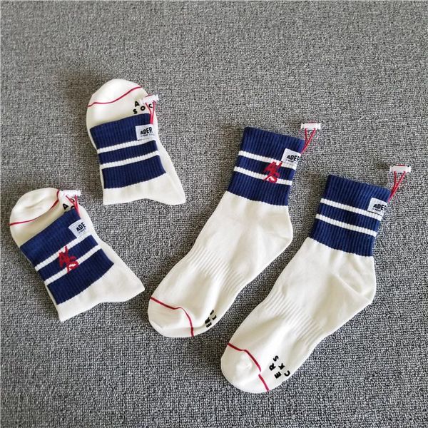 

new menwomen adererror socks cotton ader error crew socks cycling club adererror high quality, Black