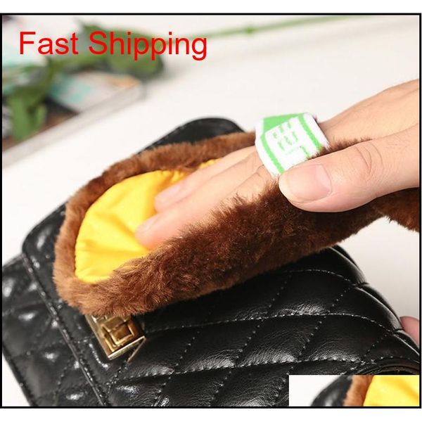 

multifunctional 1pc soft plush wipe shoes mitt brush cleaning gloves briefcase shoe care tool le qylbku tore2010