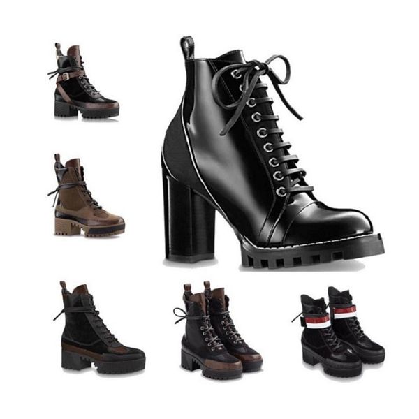 

fashion leather women boot gear platform combat boots platform platform shoes cowhide motorcycle cowboy booties s02 pl03, Black