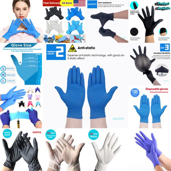 

food disposable latex new universal household garden gloves home cleaning rubberq47w