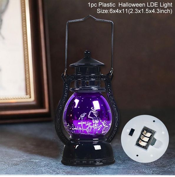 

1pc halloween retro small oil lamp halloween decoration for home skull witch spider horror party supplies trick or treat jlluzw yeah2010
