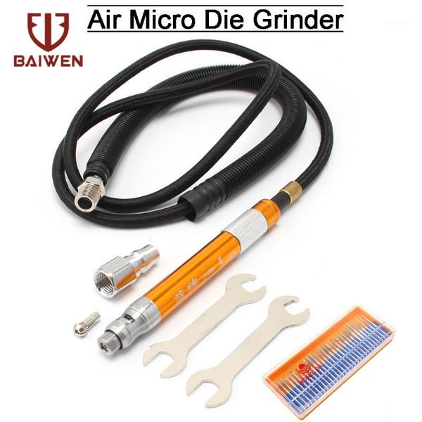 

1/8'' air micro die grinder pencil 65,000 rpm high speed cutting wood jewelry polishing grinding engraving pneumatic tool1