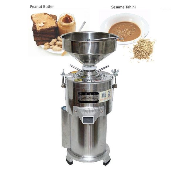 

1100w electric commercial sesame peanut butter machine cashew almond nut walnut cocoa butter stainless steel1