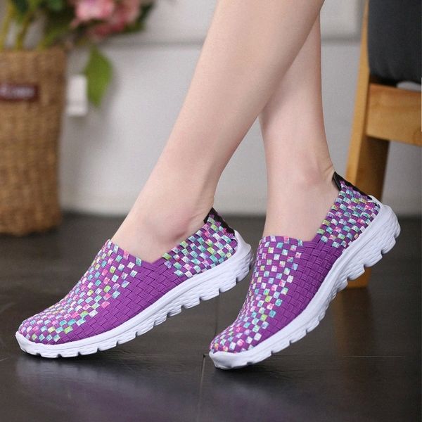 

new women casual shoes fashion breathable walking mesh lace up flat shoes sneakers women yellow vulcanized shoes tenis feminino #vi3i