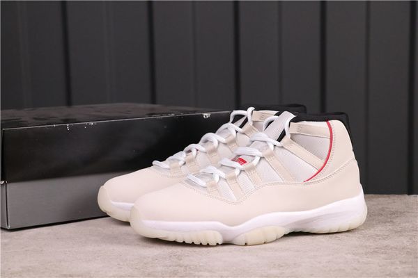 

authentic jumpman 11s high cut jumpman 11 platinum tint basketball shoes sport shoes with box