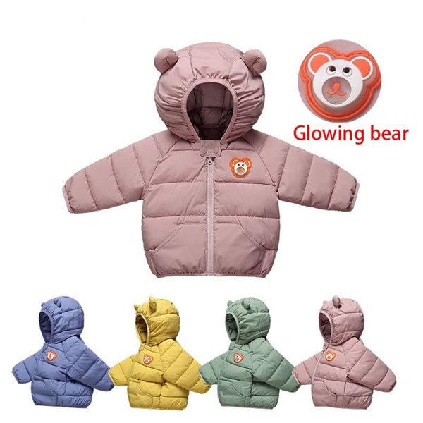 

baby boys jacket clothes autumn winter down jacket for baby girls jacket denim coat kids outerwear children clothes 2 6 7 8 year lj201130