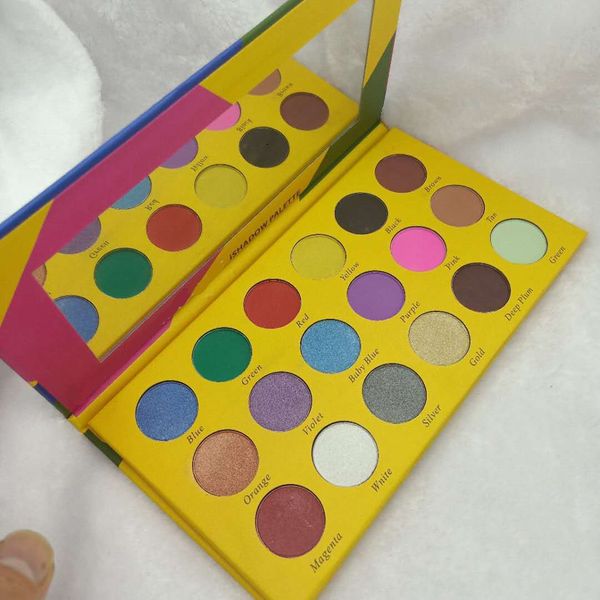 

drop shipping 18 colors crayons ishadow palette makeup matte & shimmer eye pressed powder cosmetics bright color eyeshadow