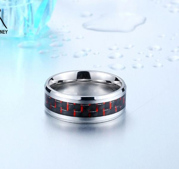 

8 мм мода ювелирное кольцо вольфрамового карбида кольца для мужчин и женщин 1237, Silver