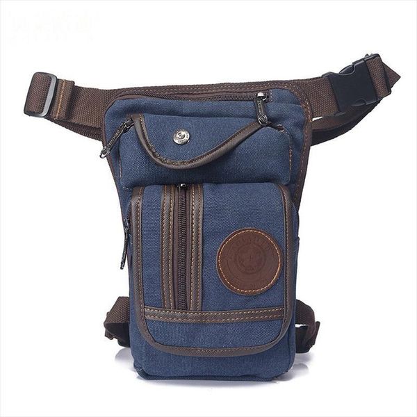 

men waterproof nylon drop leg bag waist pack thigh belt hip bum military tactical motorcycle riding multi purpose pouch