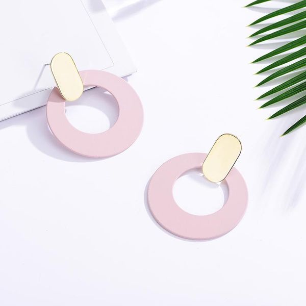 

dangle & chandelier long drop earrings for women fashion jewelry pink hanging dangling femme korean brincos 2021, Silver