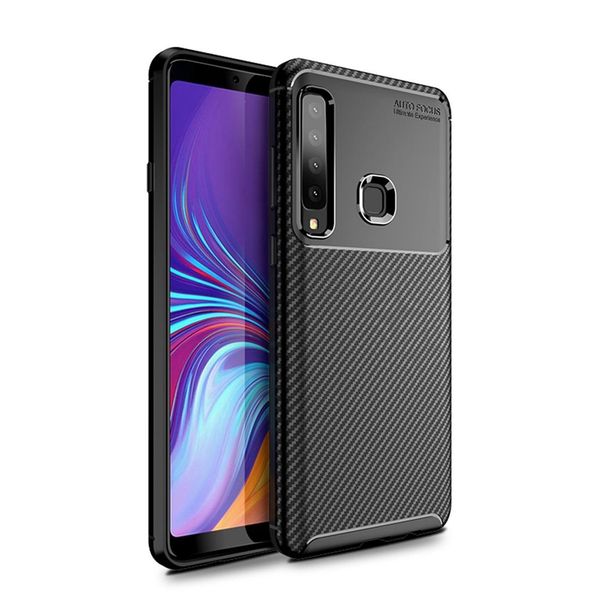

carbon fiber texture shockproof tpu case for galaxy a9s