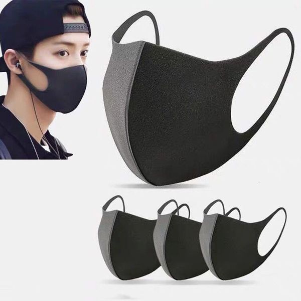 

anti dust face pm2.5 mask respirator dustproof anti-bacterial mouth cover washable reusable ice silk cotton masks bh3328 tqq