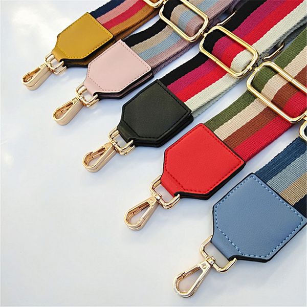 

new thickened colorful women bag accessories color long shoulder strap single shoulder slung bag strap, Black