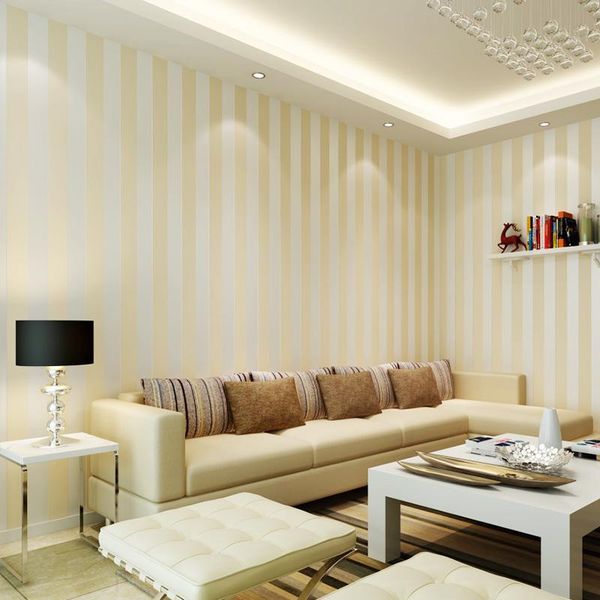 

modern stripe bedroom living room wallpaper simple office background wall non woven wallpaper roll w210