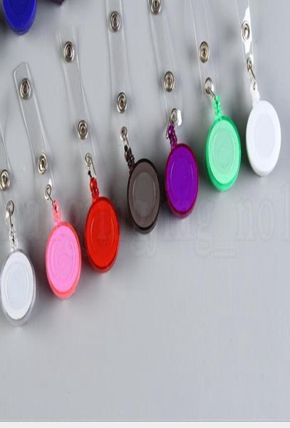 

kay keychain badge ski name id extensible card for pull chain retractable tag ring back business holder reel pass school, Silver