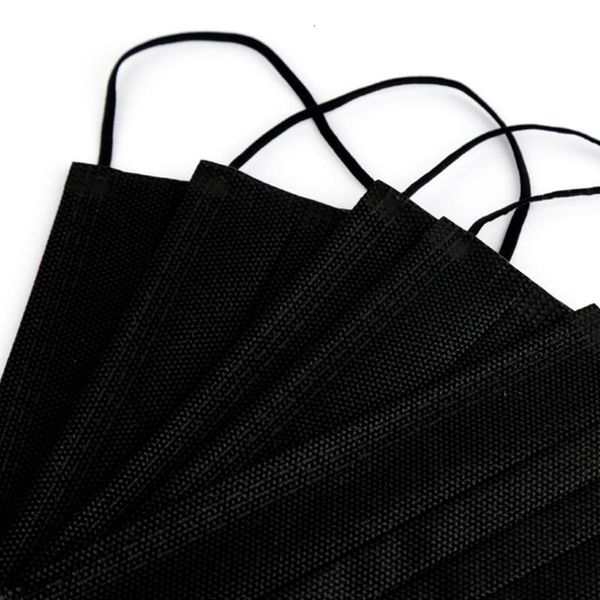 

kids disposable colorful mask face 3 layer balck dust mouth masks cover 3-ply non-woven chilidren fast ship