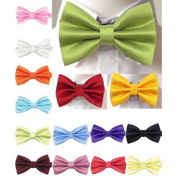 

man bowtie classic wedding party satin gift plaids multicolor adjust formal bow tie neck bow tie new cl qylibu, Black;gray