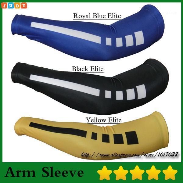 

elbow & knee pads elit arm sleeve baseball stitches camo sleeves outdoor sport stretch compression1, Black;gray
