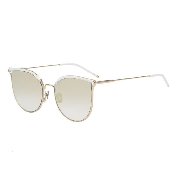 

tiktok, new glasses, sunglasses same fashion, men's cat eye net, dark glasses, White;black