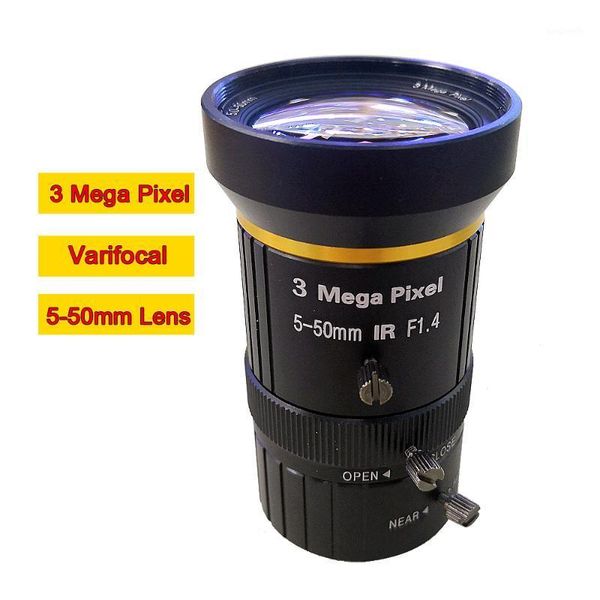 

3 mega pixel cs mount varifocal 5-50mm lens without ir filter1