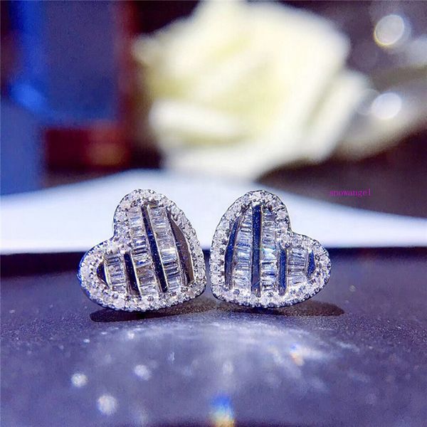 

a new fashion ol zirconium micro-encrusted earrings for ladies engagement earrings, Silver