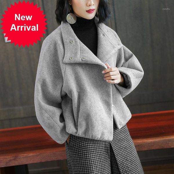 

m-3xl plus size super quality women 2018 autumn winter new temperament solid color loose coat lapel short cardigan imitate mink1, Black