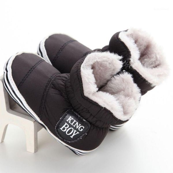 

2020 winter warm baby boys girls snow boots toddler warm shoes cotton fabric boots first walker 0-18m baby kids shoes1