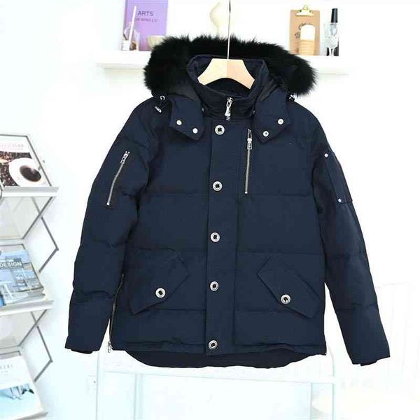 

women's down & parkas 2022 mens jacket outwear outdoor man winter coat canada knuckles warm clothings s-xxl hnsd, Black