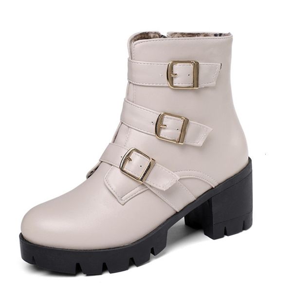 

new arrival 2021 women zip winter high heels boots fashion shoes ladies 0l8o, Black