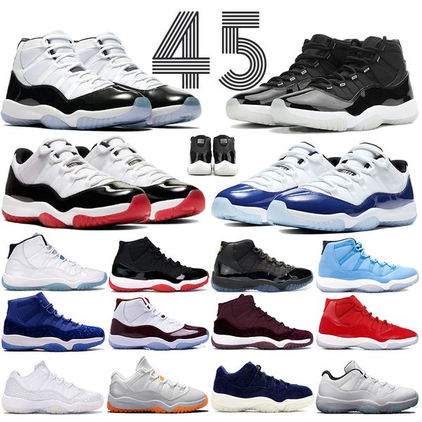 

men concord bred 11 11s jumpman basketball shoes 25th anniversary space jams low legend blue women mens sports outdoor trainers sneakers