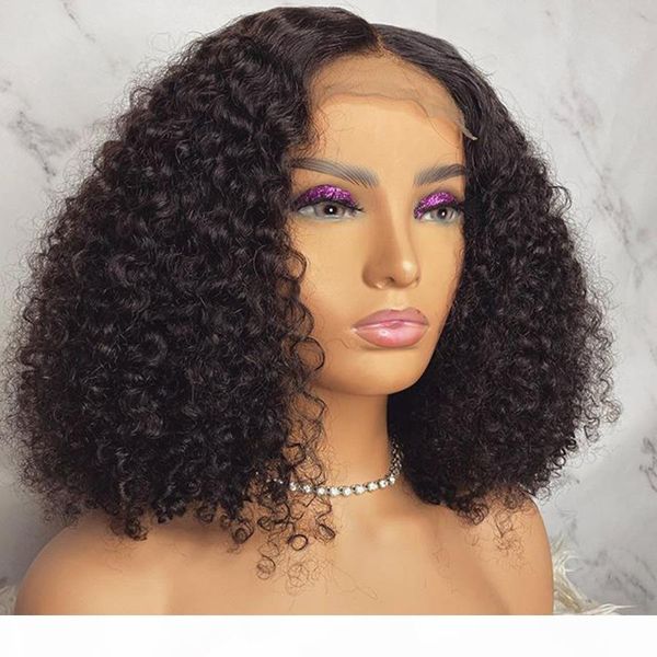 

afro kinky curly 13x6 lace front wigs for black women 180density soft and thick curly 360 lace frontal pre plucked hairline wigs