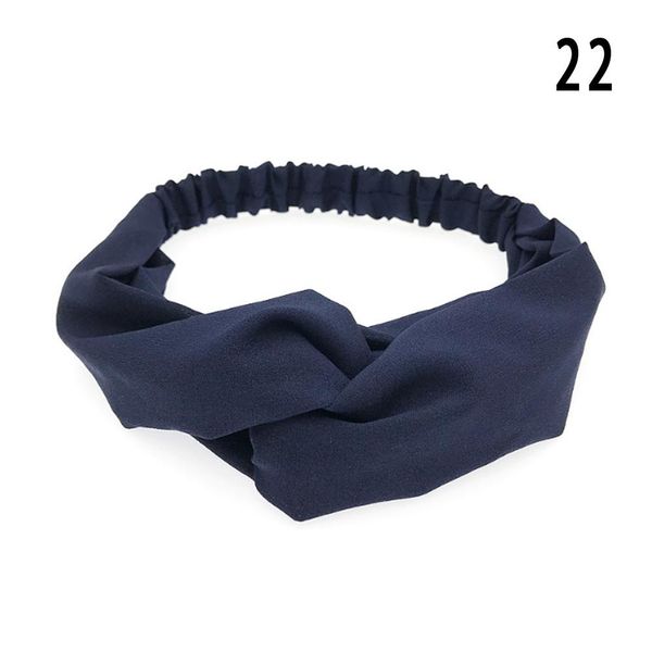 

korean sweet floral print cross knot wide headbands for women girls elastic plaid polka dots hair bands stretchy hair ribbons q jllwtq