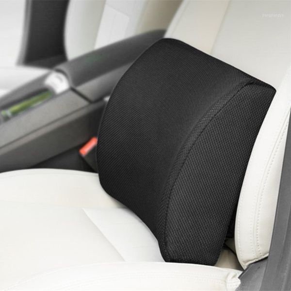 

vodool memory foam car seat waist support pillow office chair lumbar back support cushion with mesh cover interior accessories1