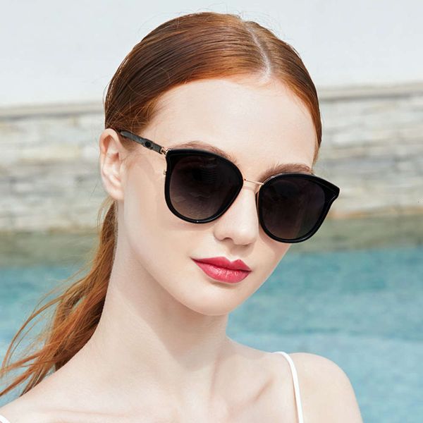 

face anti ultraviolet round sunglasses women's thin sunglasses women's korean fashion personality polarized glasses 2020 new, White;black