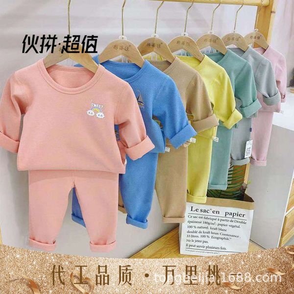 

children's underwear set in autumn new and winterv8tz gea0gea0k2xl, Blue;red