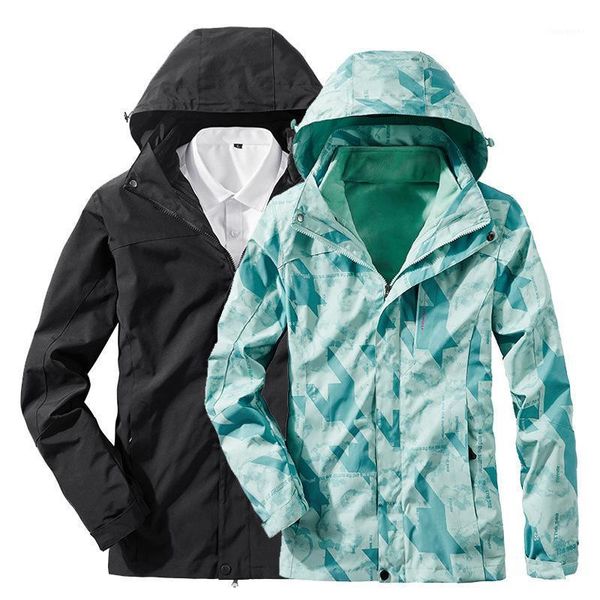 

outdoor jackets&hoodies hiking jacket men and women ski fleece liner thermal raincoat winter fishing hunting waterproof windproof parka1, Blue;black