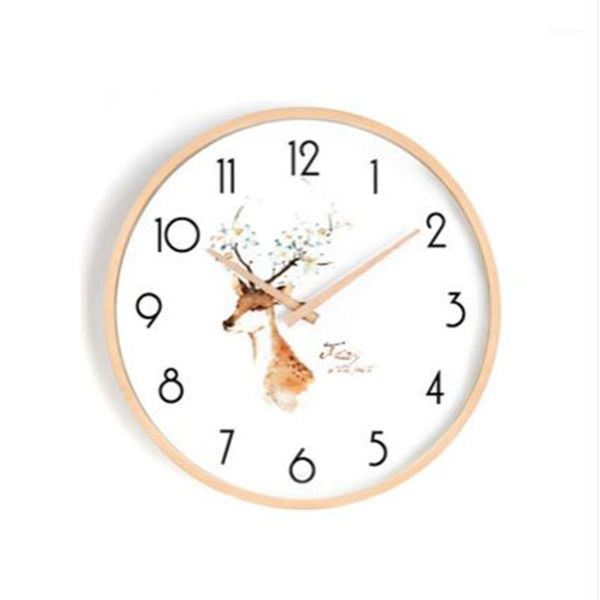 

wall clocks clock wood mute study living room creative design children unique gifts bedroom watch japanese europe1