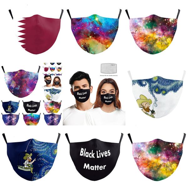 

ear digital printing adjustable 2020 art strap m3ij dustproof haze pm2.5 protective maskoutlet1zde